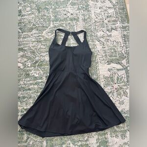 Halara Backless Twisted Flare Tennis Dress